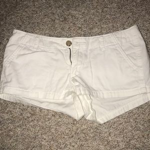 Hollister White Shorts